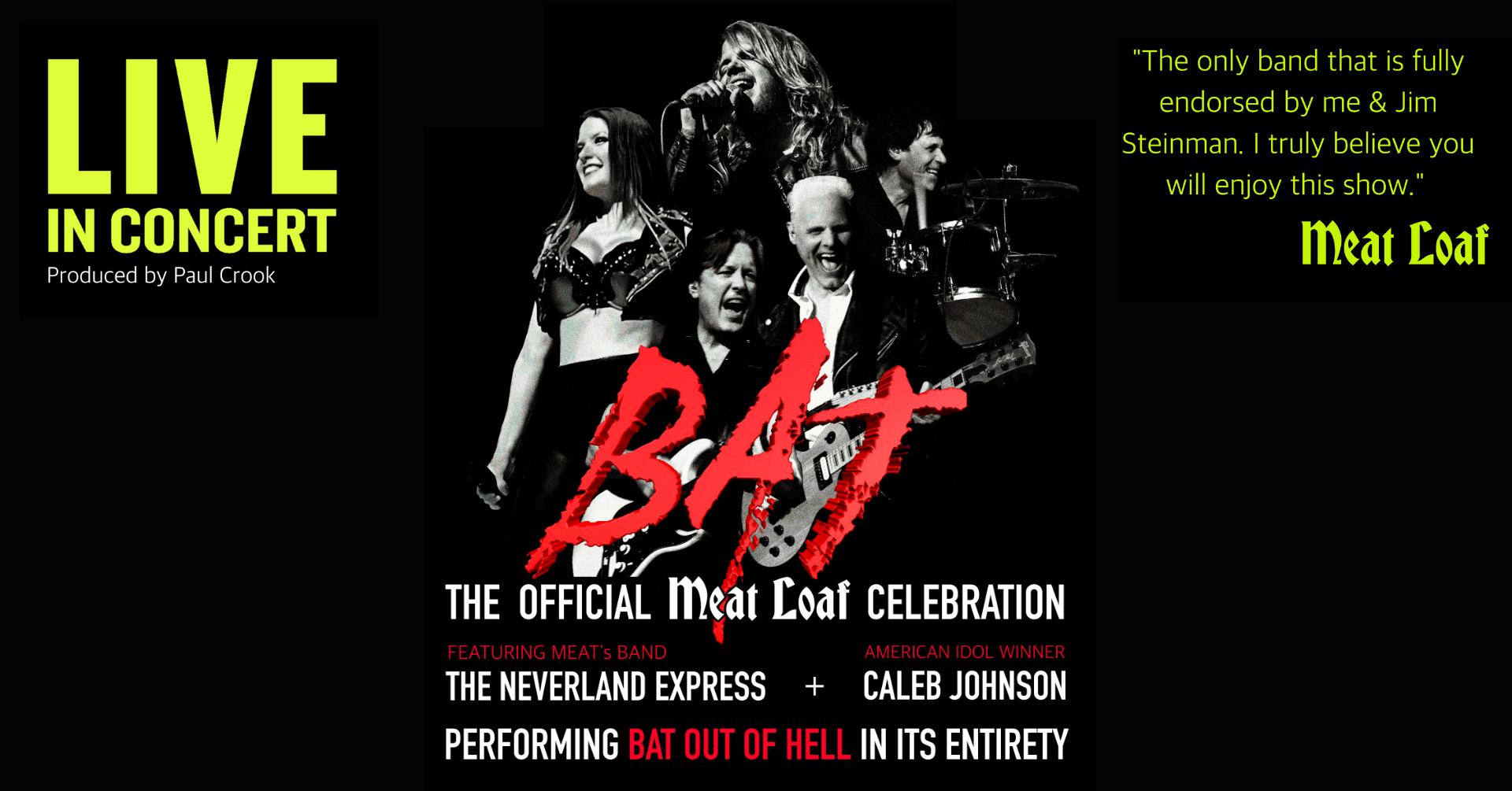 See BAT: The Official Meat Loaf Celebration Perform ‘Bat Out of Hell’ in Its Entirety