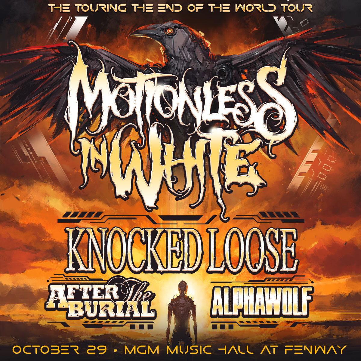 Win Tickets To MOTIONLESS IN WHITE: The Touring The End Of The World Tour at the MGM Music Hall at Fenway