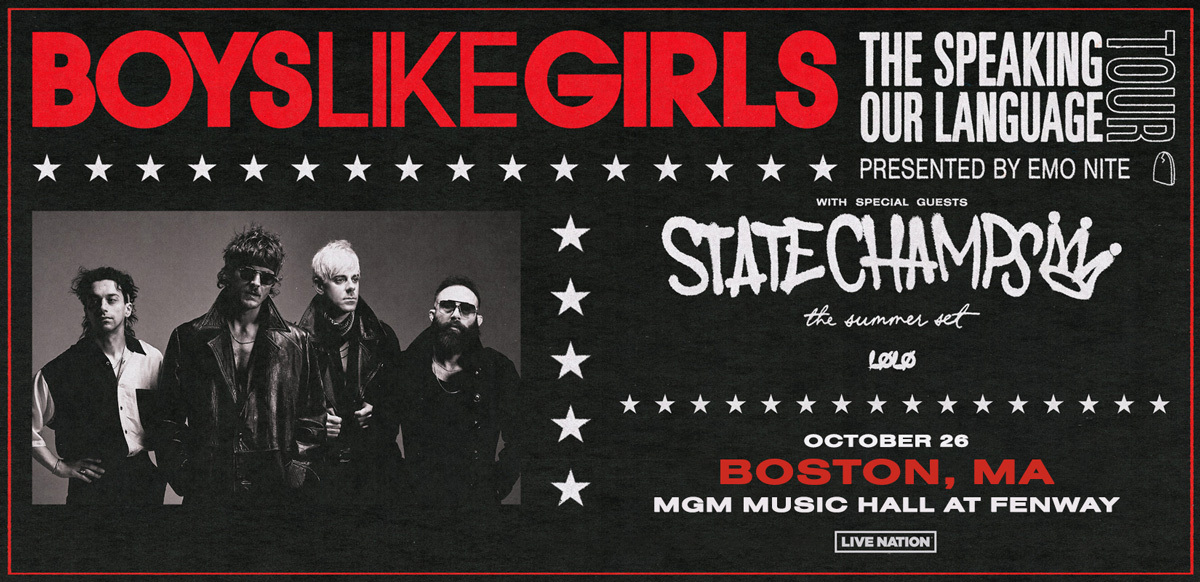 Win Tickets To Boys Like Girls @ MGM Music Hall!