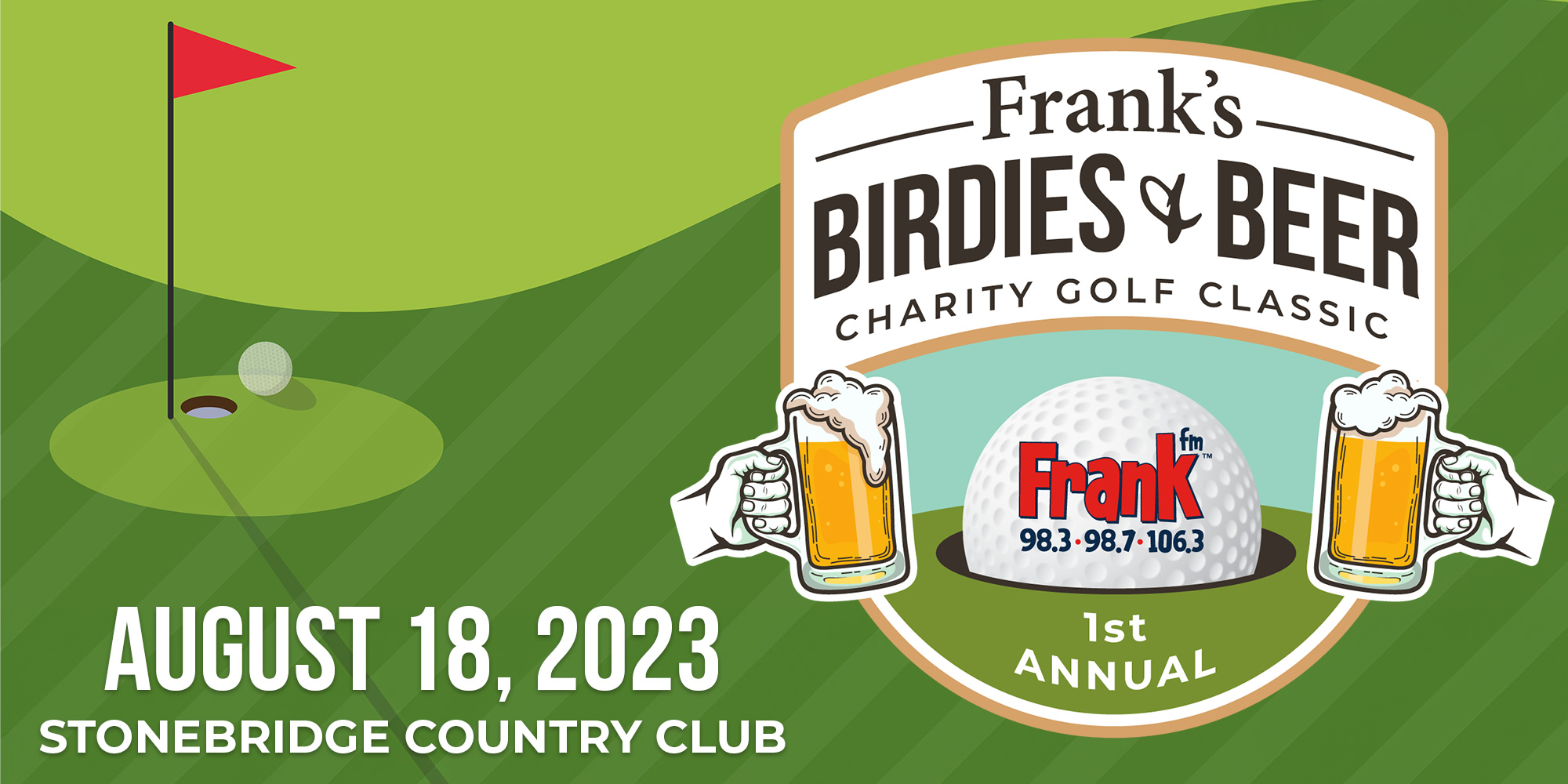 Frank’s Birdies & Beer Charity Golf Classic – Registration Now Open!