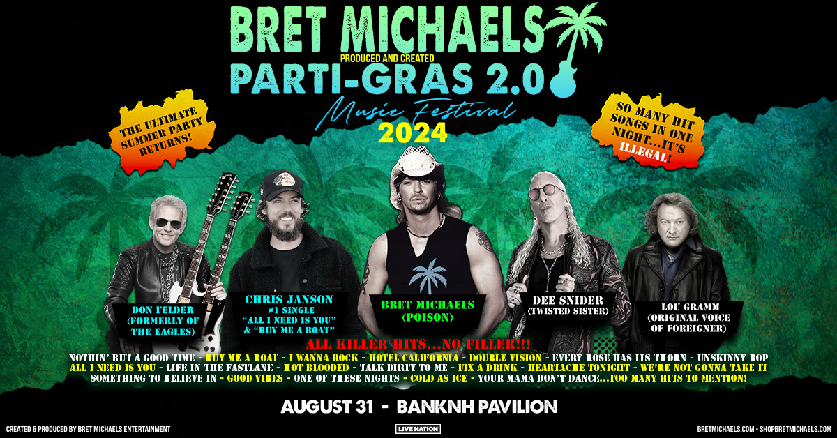 Win Tickets To Brett Michaels At BankNH Pavilion!