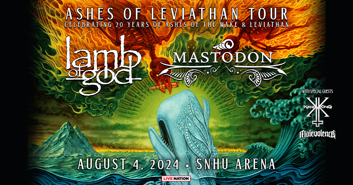 Win Tickets to See Lamb of God and Mastodon at SNHU Arena