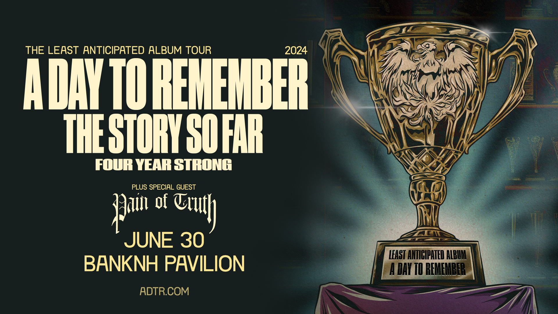 Win Tickets To A Day To Remember At BankNH Pavilion!