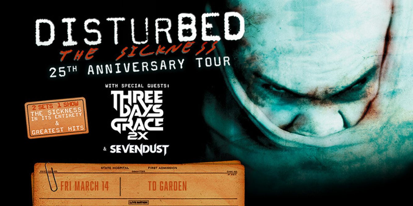 Enter to Win Tickets to See Disturbed Live at TD Garden!