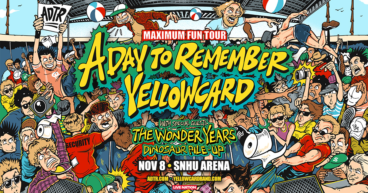 Win Tickets to see A Day to Remember & Yellowcard at SNHU Arena!