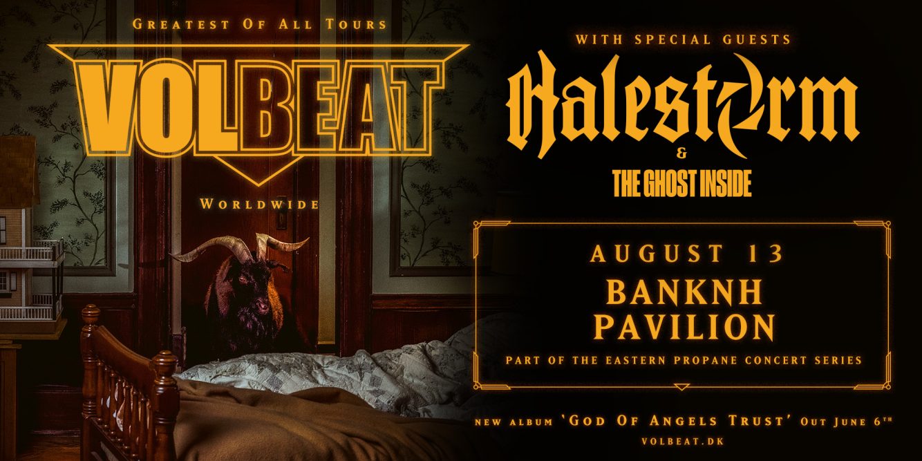 Last Chance to See Volbeat Live at BankNH Pavilion!