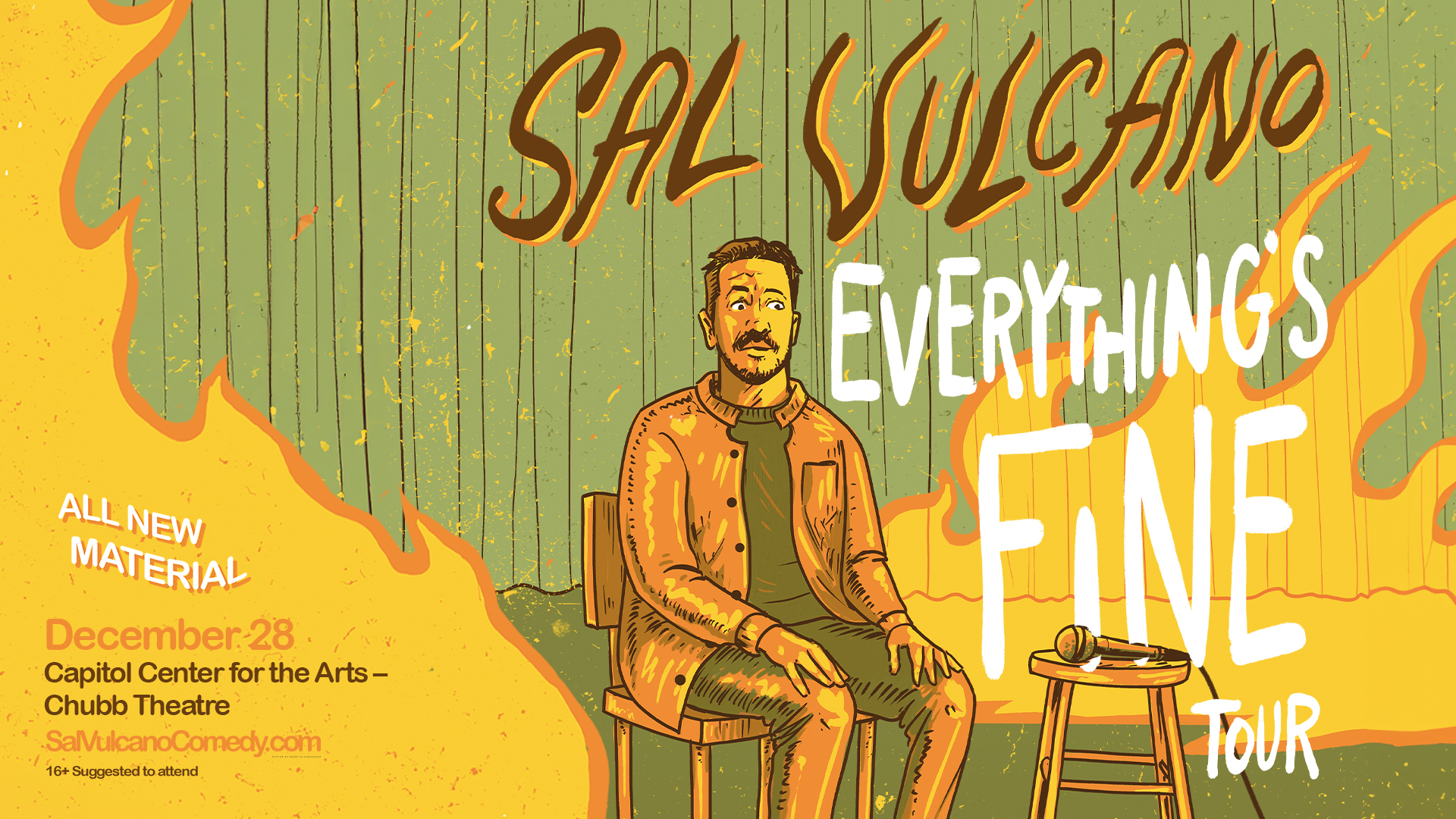 Win Tickets to see Sal Vulcano on his “Everything’s Fine” Tour!